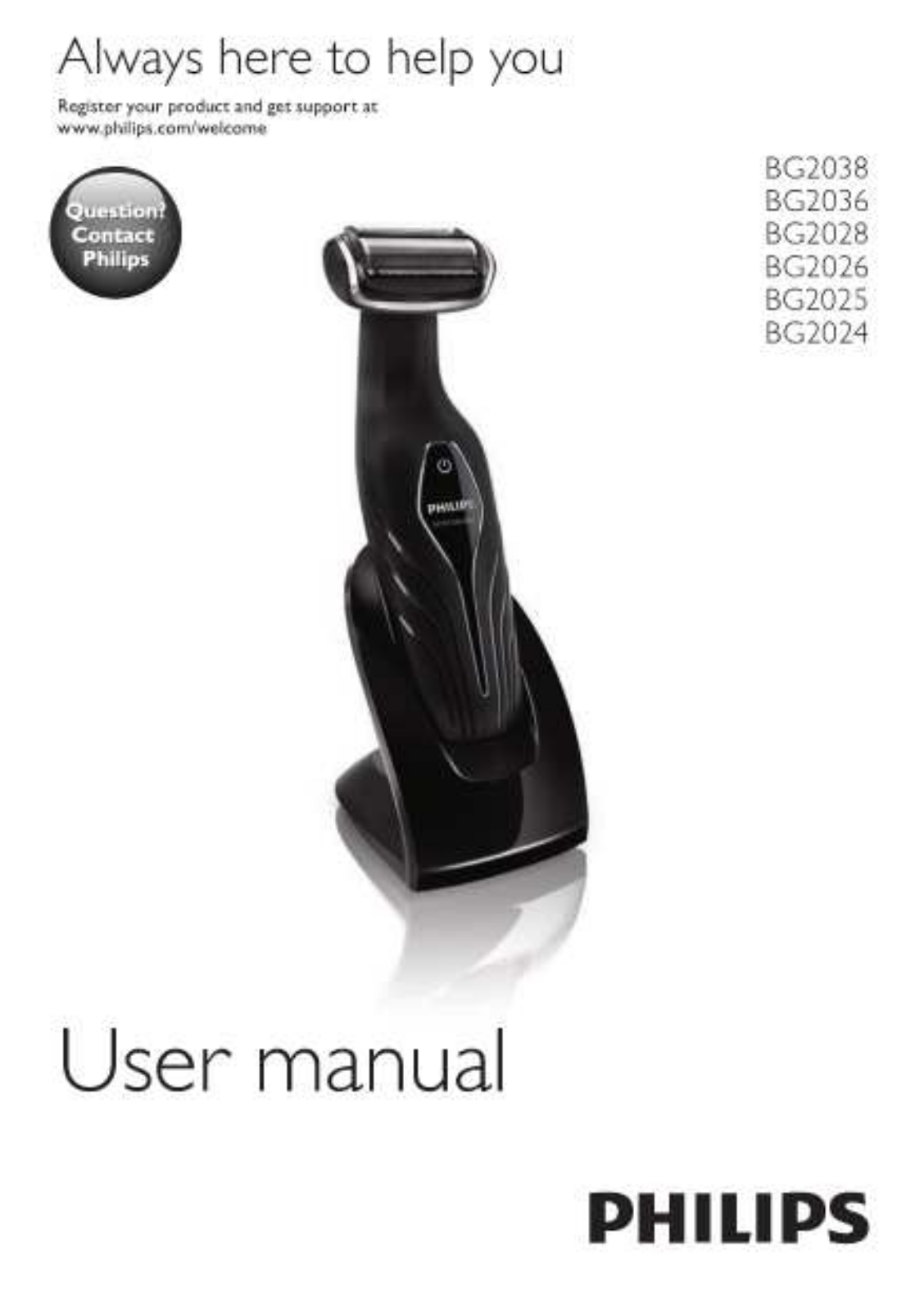 Philips BG2028 User Manual