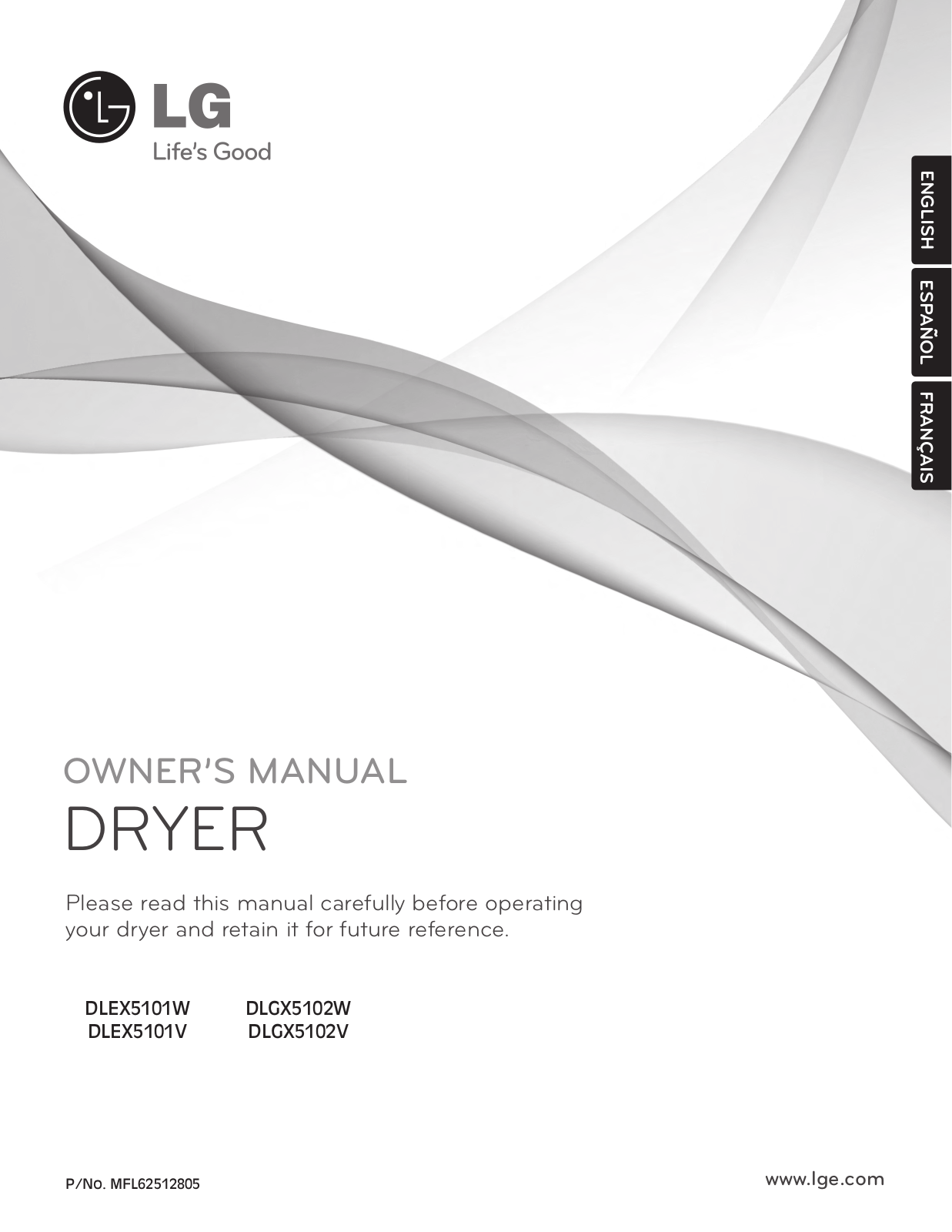 LG MFL62512805 User Manual