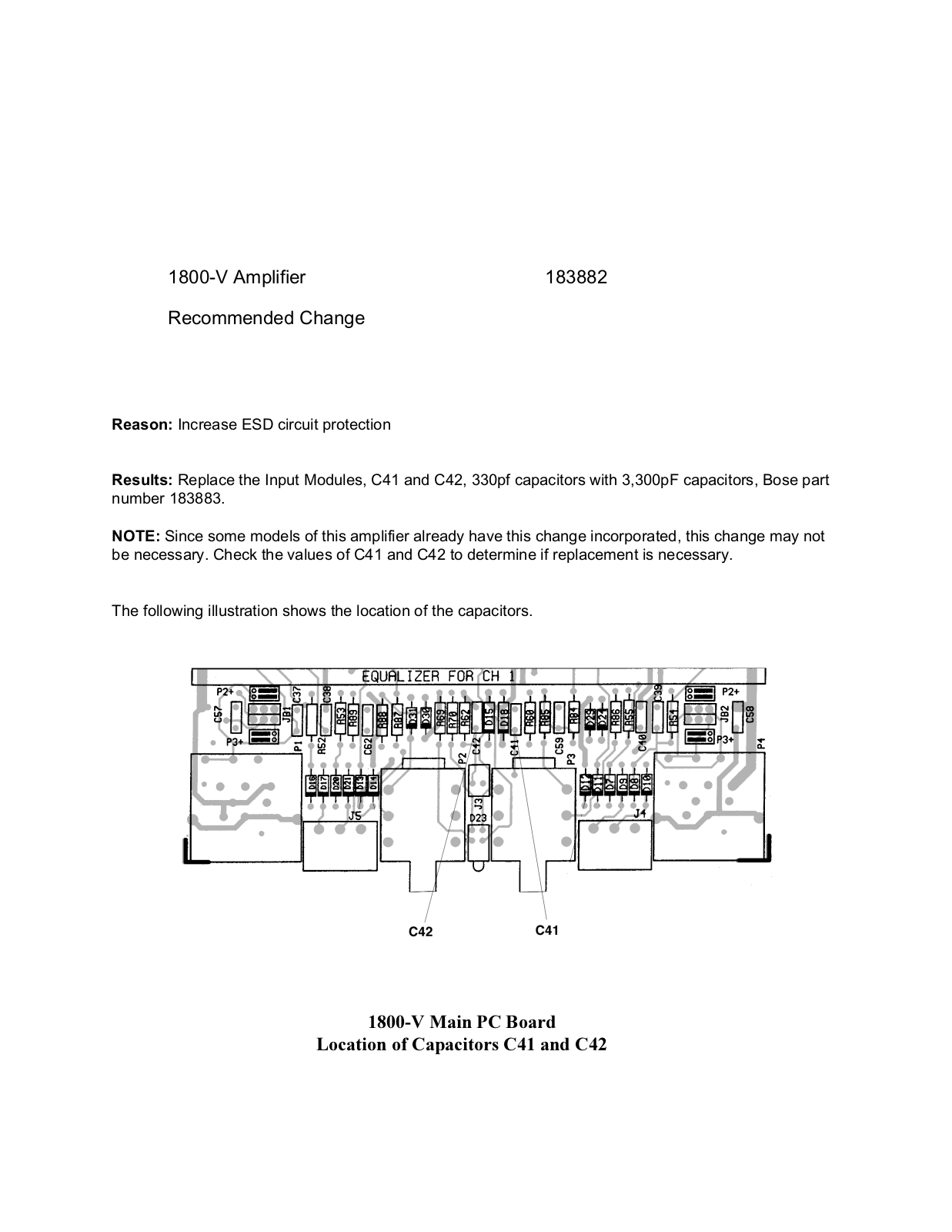 BOSE 183882 Schematic