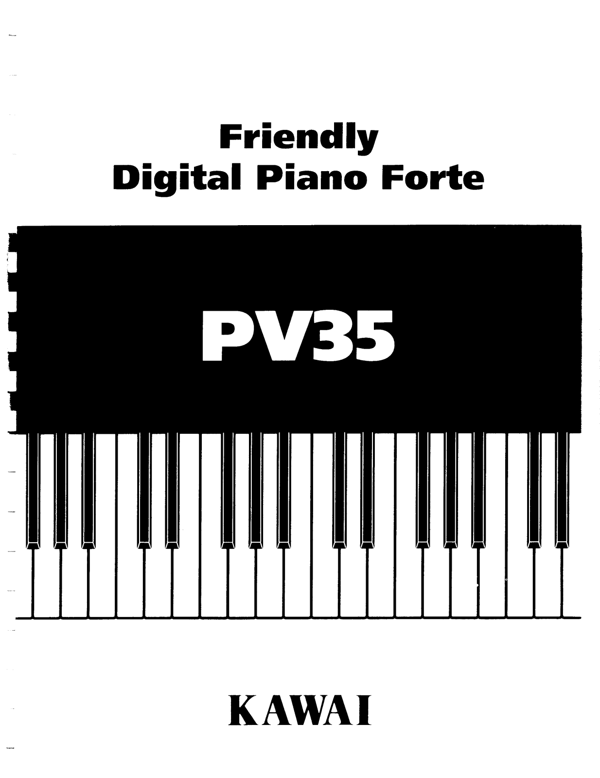 Kawai PV35 User Manual