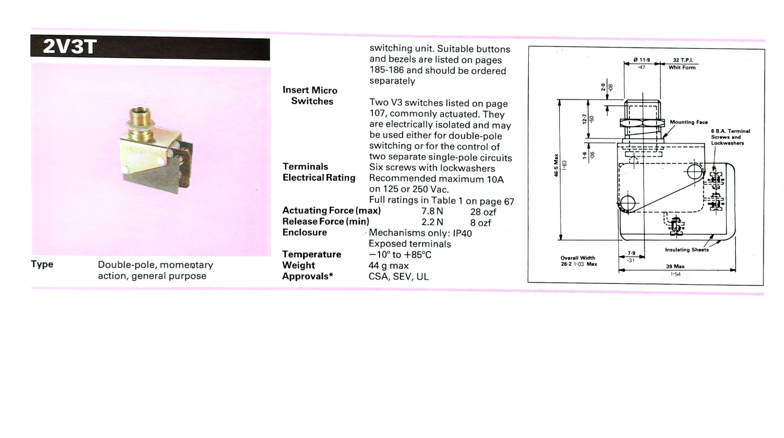 Datasheet 2V3T Specification - ManualMachine.com