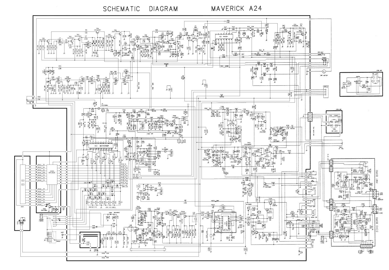 magnum Maverick A24 Schematic