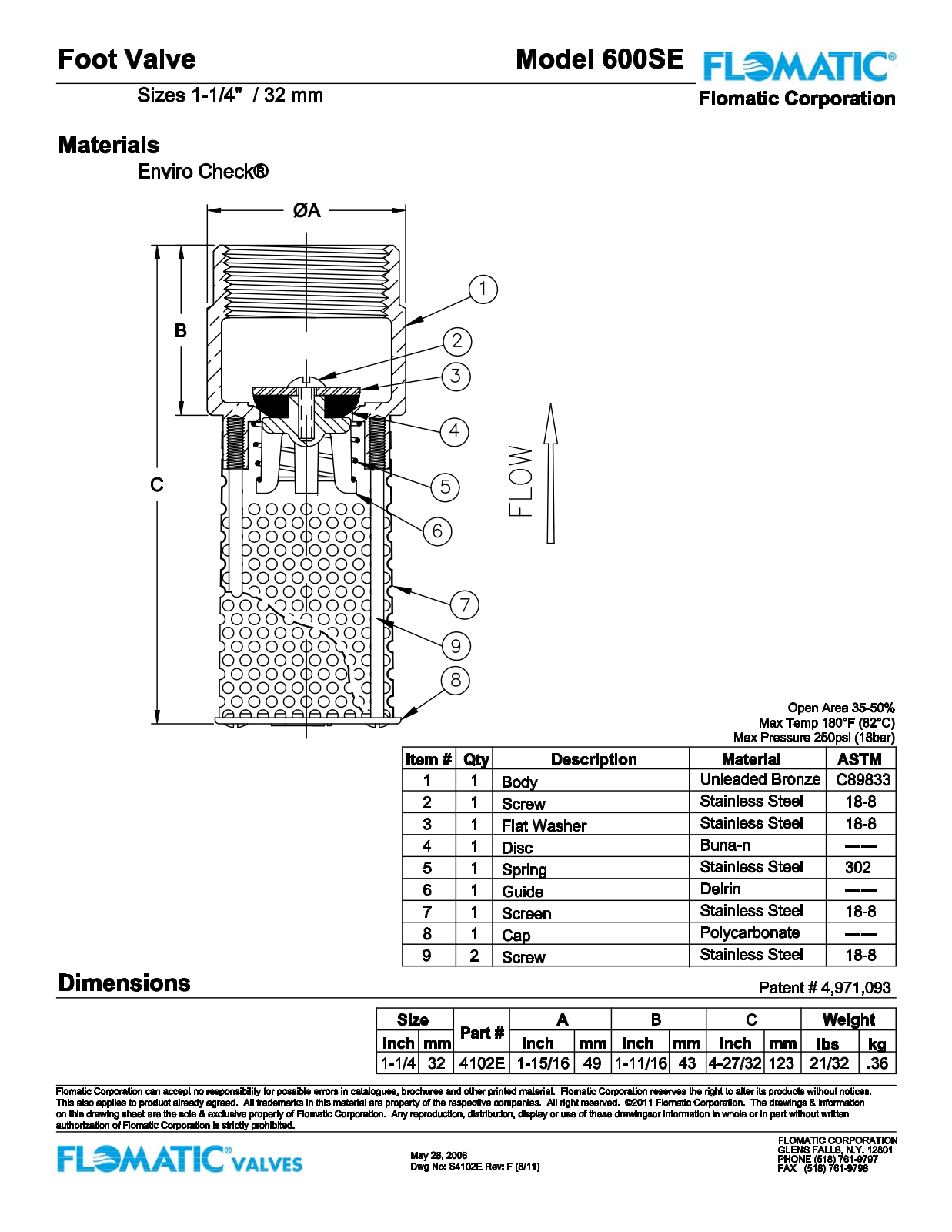 Flomatic 600SE Shematics