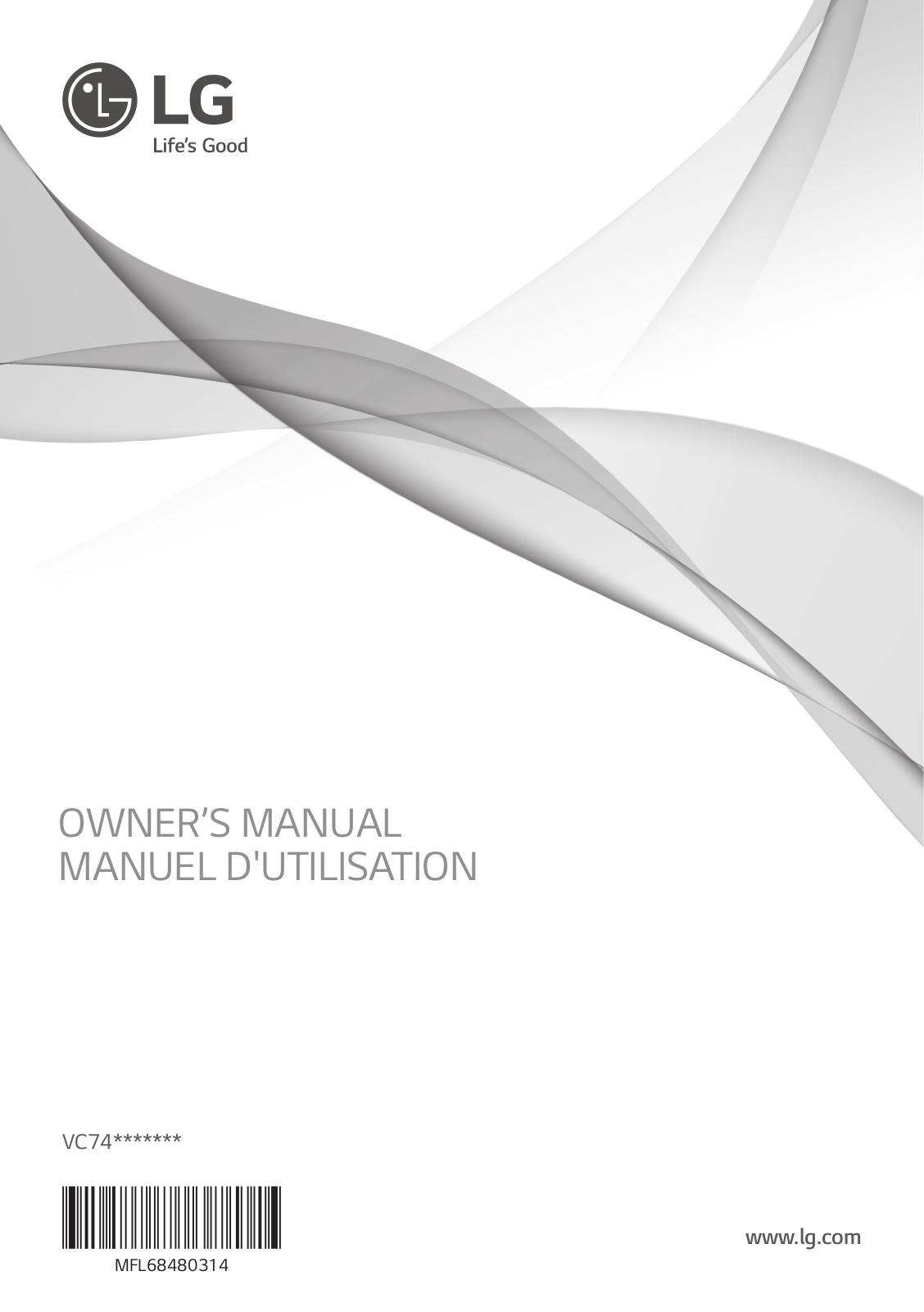 LG VC74070NCAQ Owner’s Manual