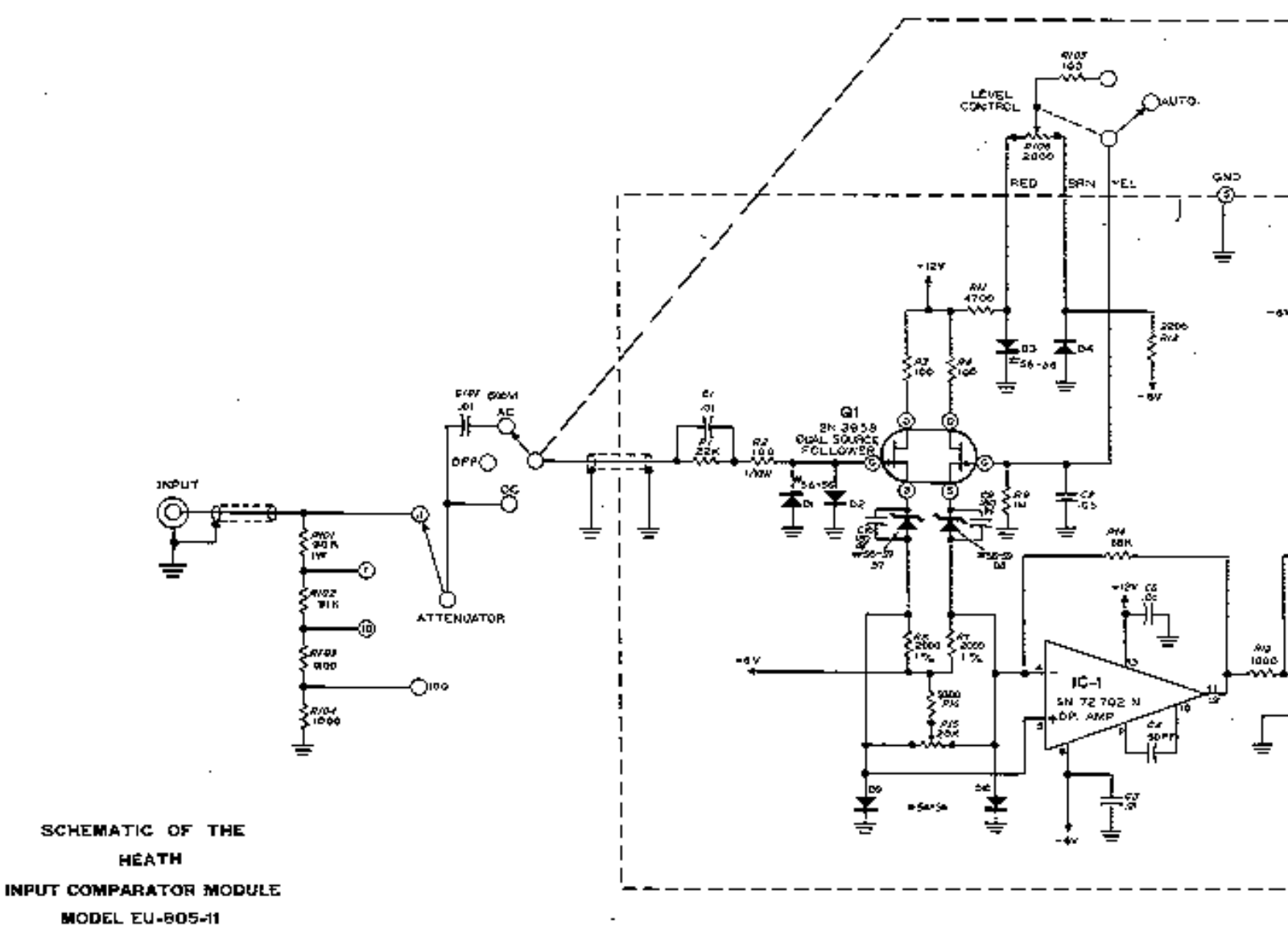 Heath Company EU-805-11 Schematic