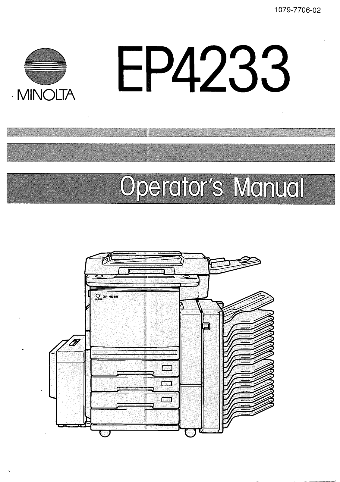 Konica Minolta EP4233 User Manual