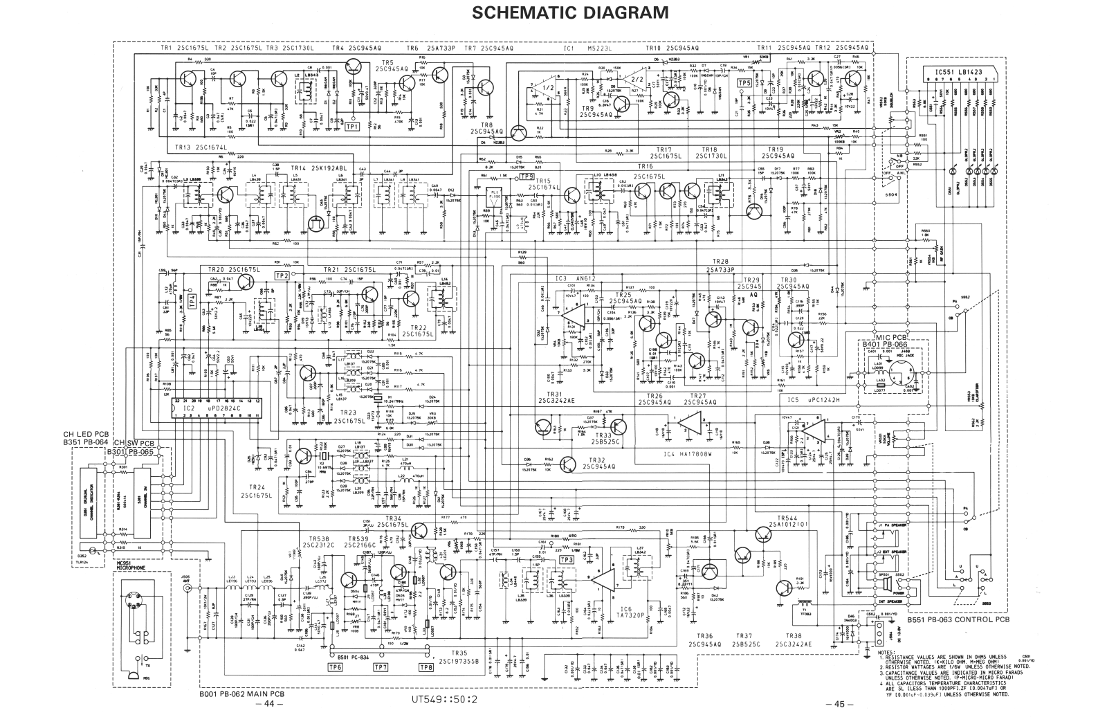 Realistic trc453 List