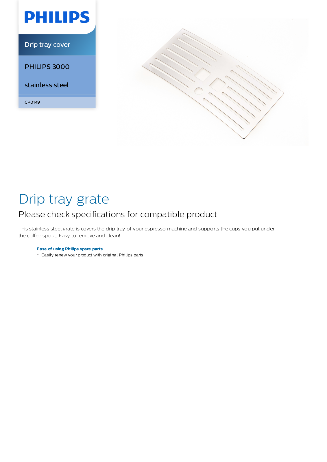Philips CP0149/01 leaflet - ManualMachine.com