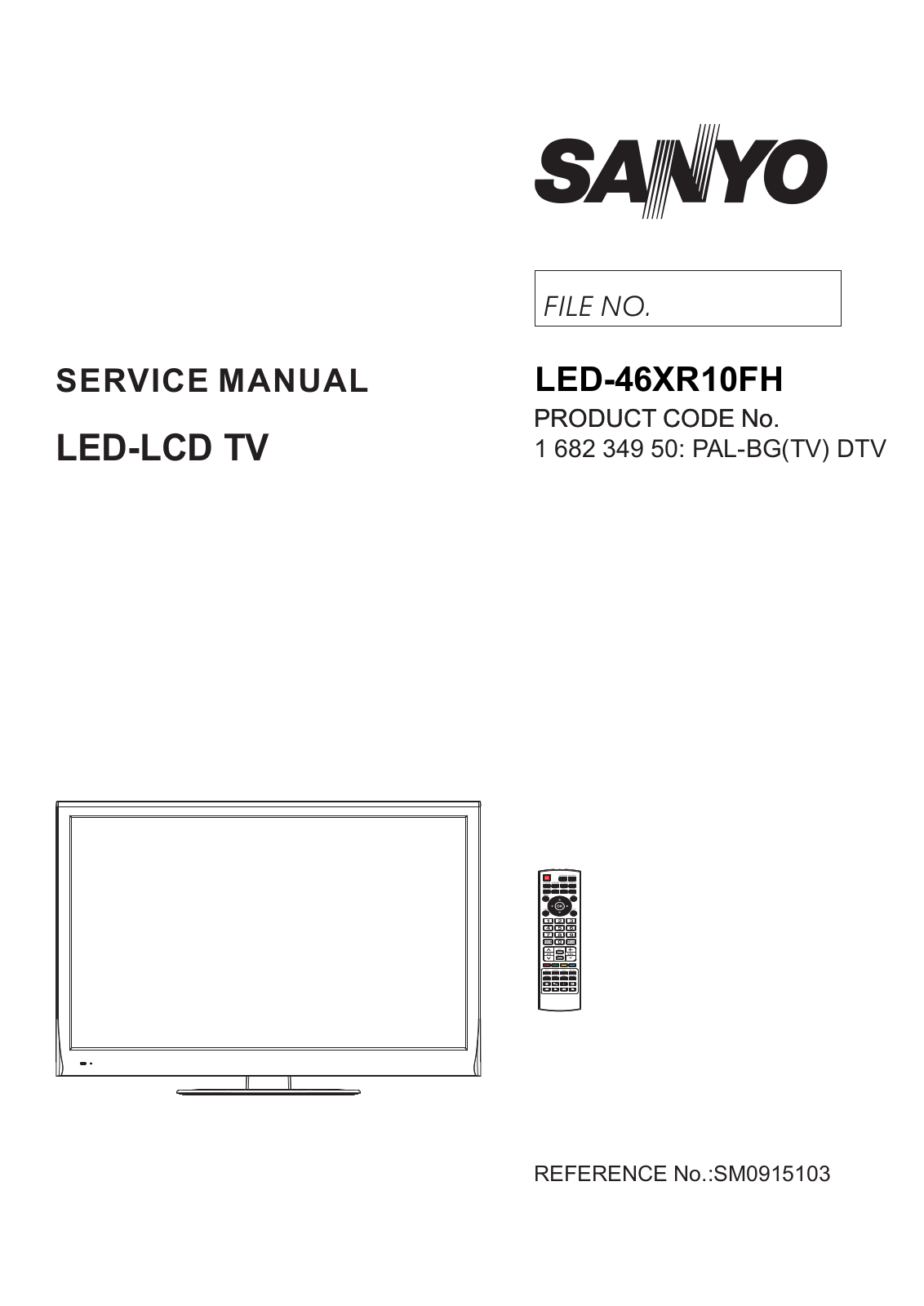 Sanyo 42XR10FH, LED-46XR10FH Schematic