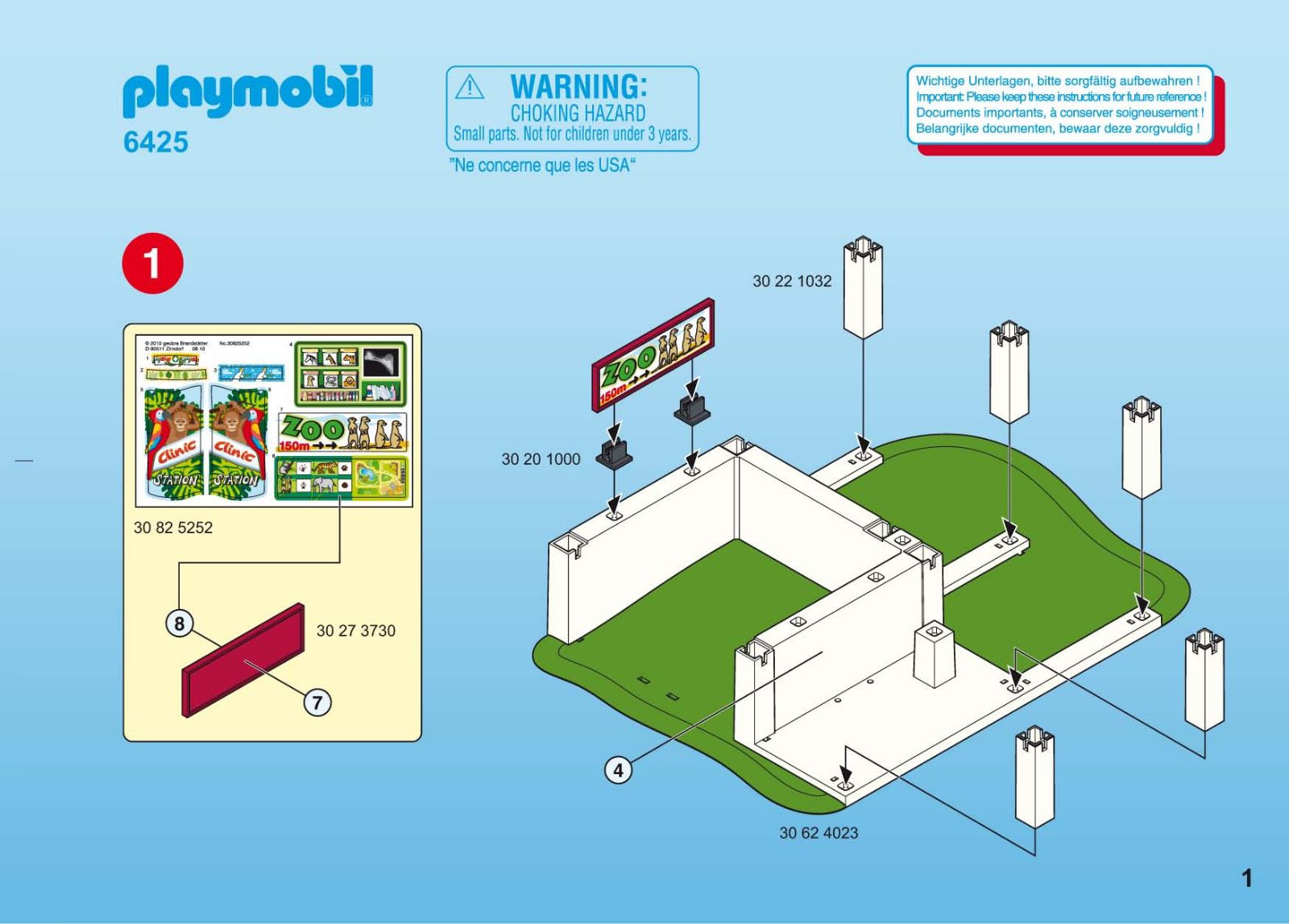 Playmobil 6425 Instructions