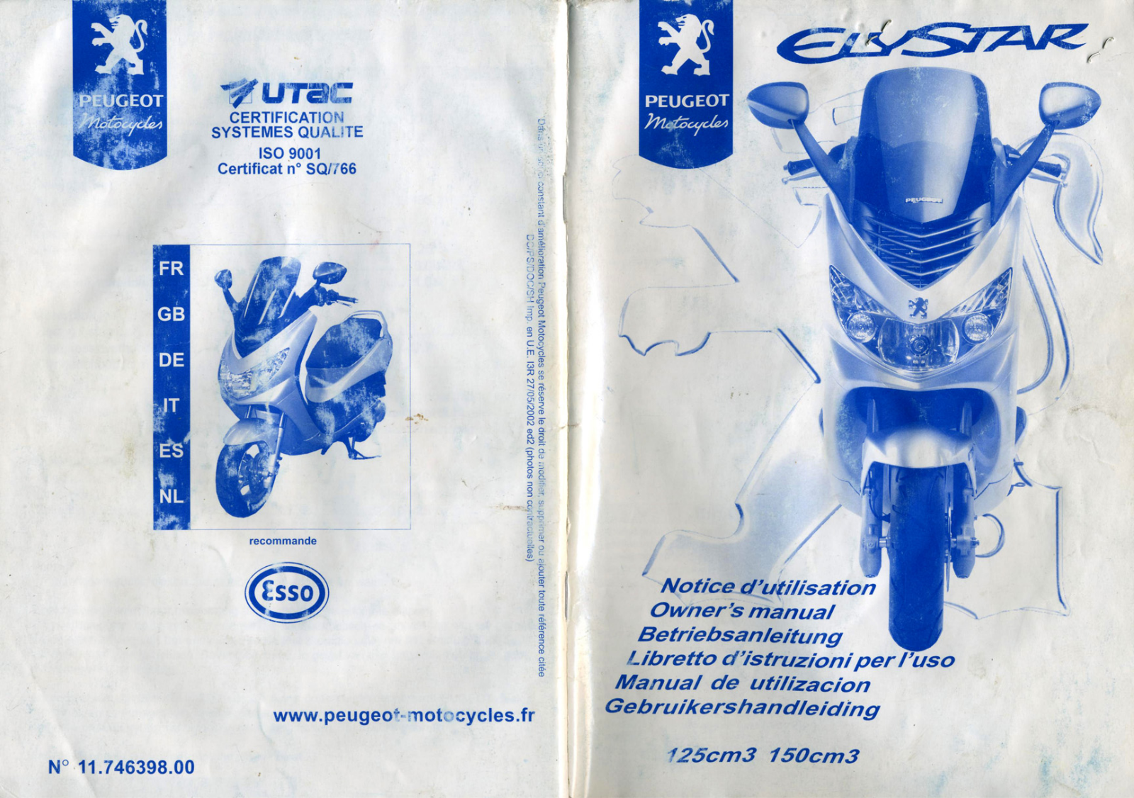 PEUGEOT Elystar User Manual