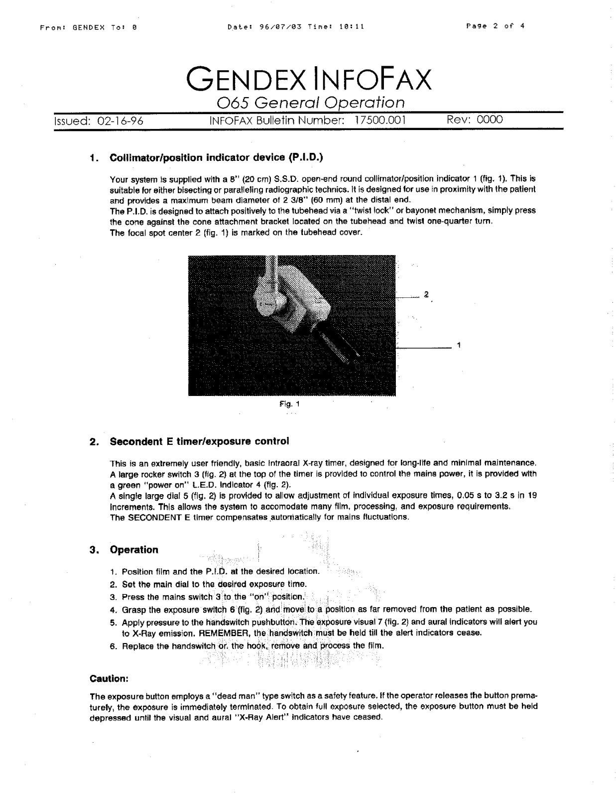 Philips Oralix 65S User Manual