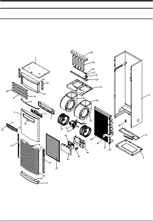 Samsung APH450, APH450PG0K-AFR Expoioded View and Parts List