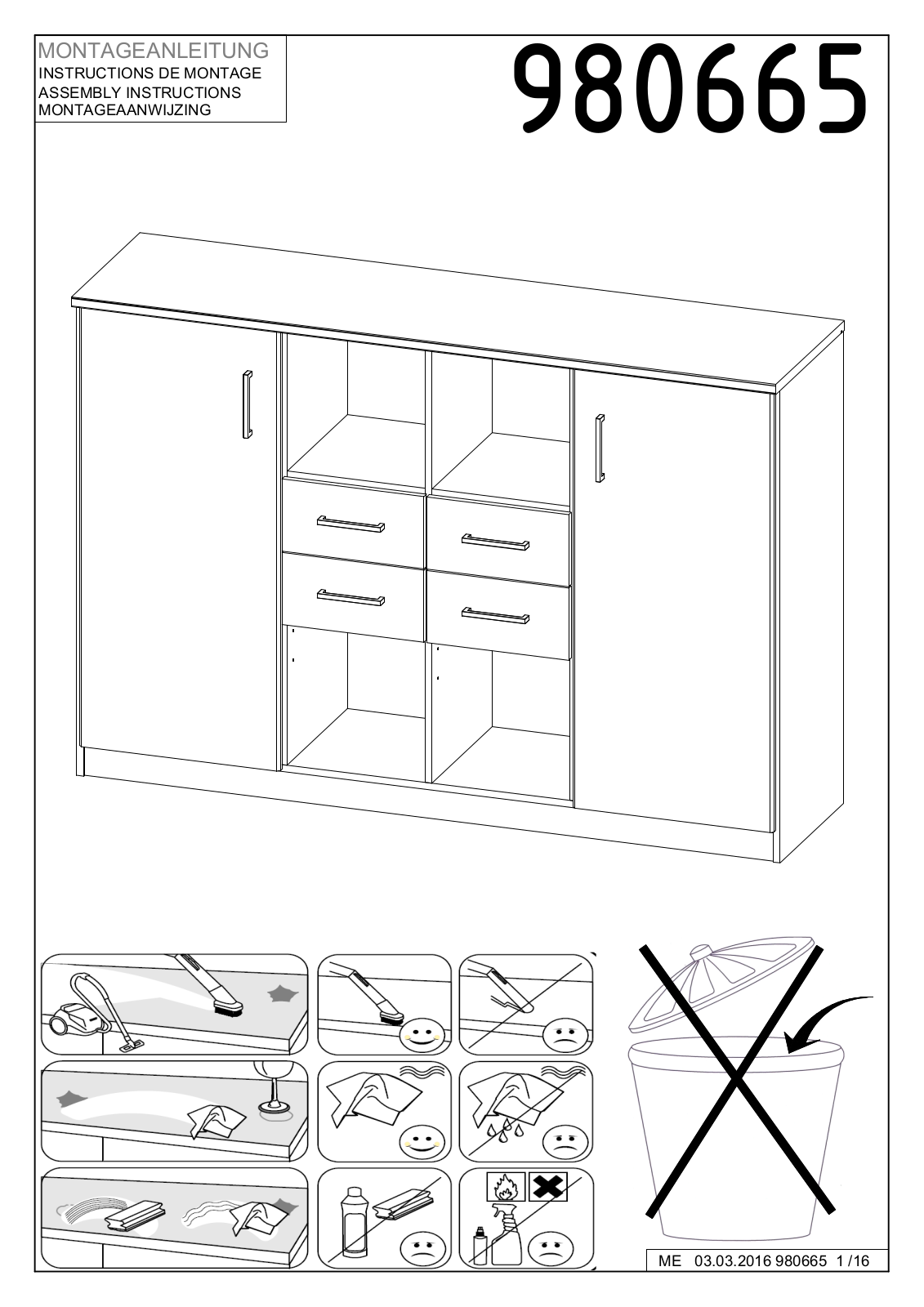 Wimex 980665 Assembly instructions