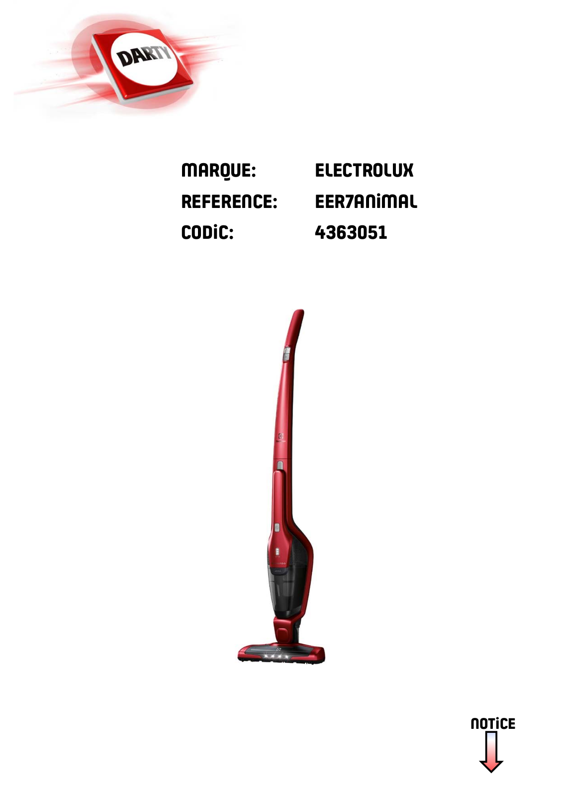 Electrolux EER7ALLRGY, EER7ANIMAL User Manual