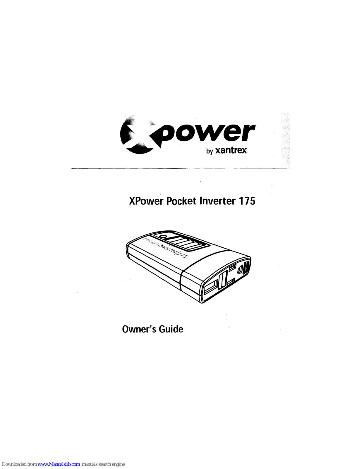 XPower 175 Owner's Manual