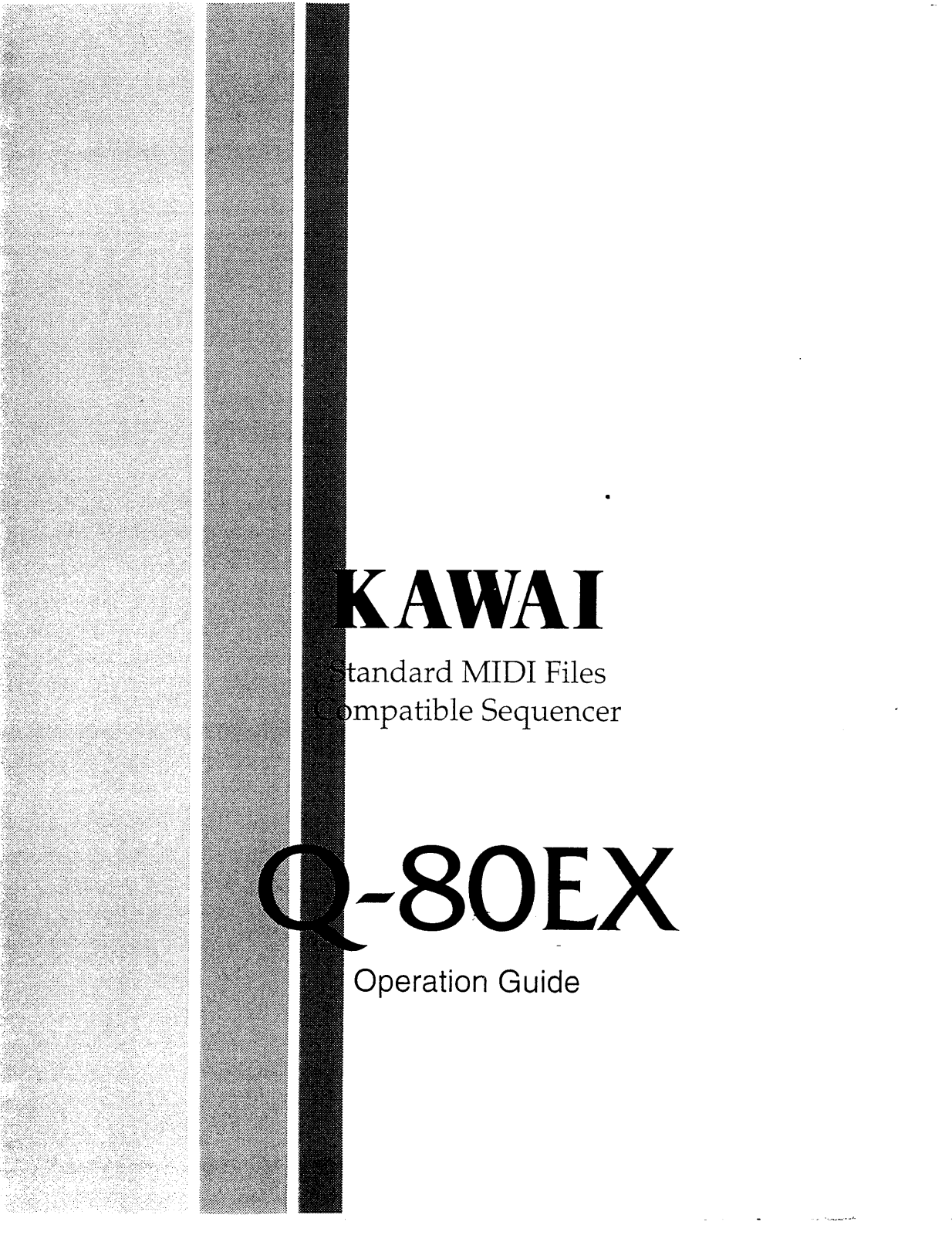 Kawai Q-80EX User Manual