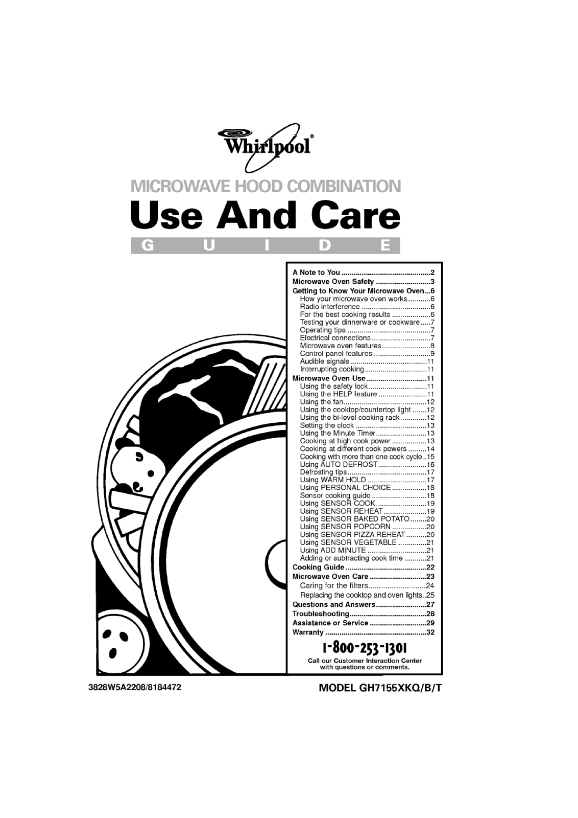 Whirlpool Gh7155xkb Owner's Manual