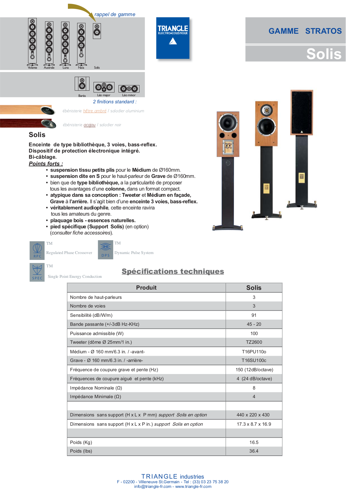 Triangle Solis Brochure