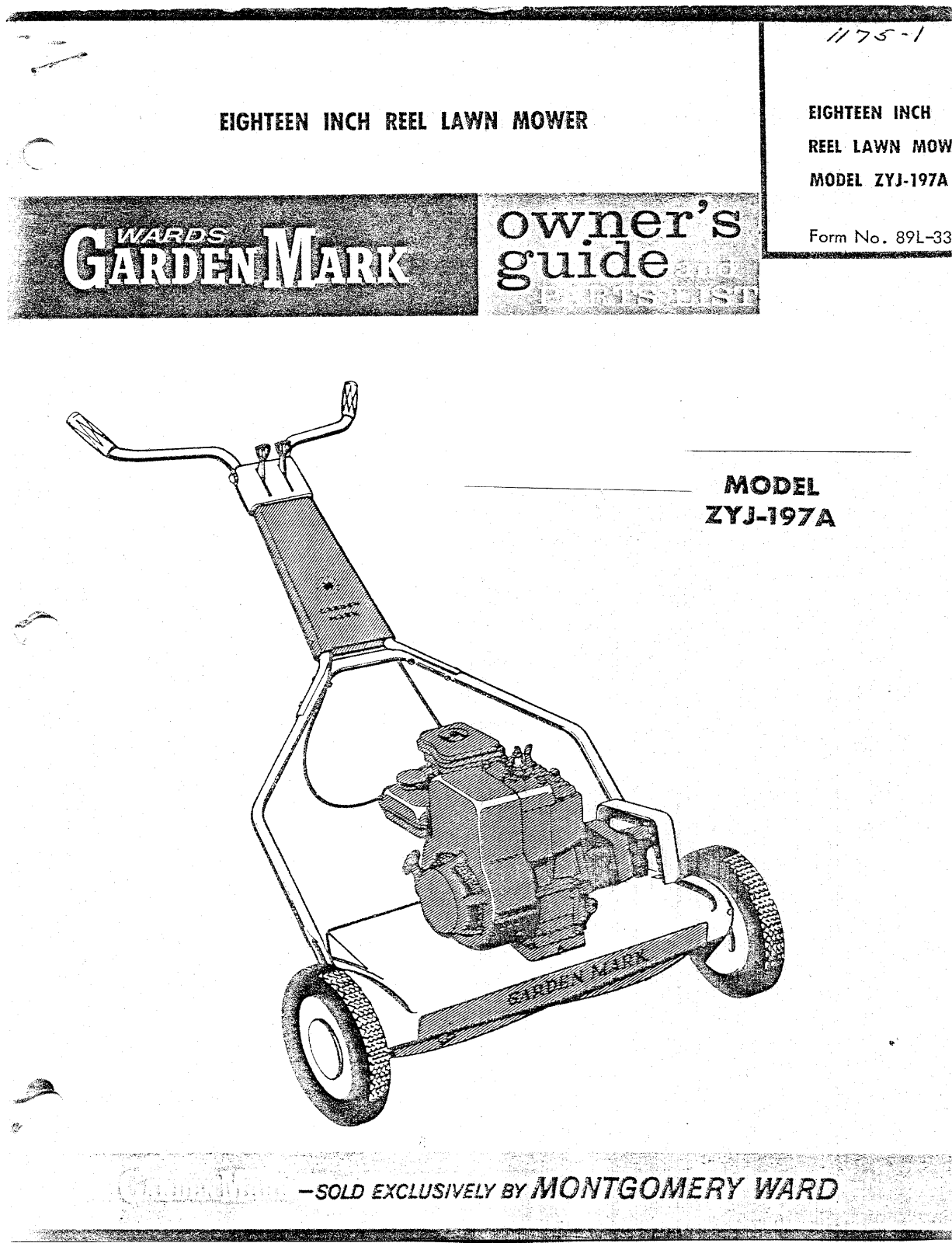 Montgomery Ward ZYJ-197A User Manual