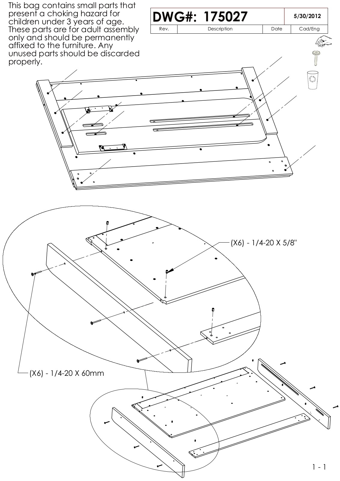 Ashley B3515352 Assembly Guide