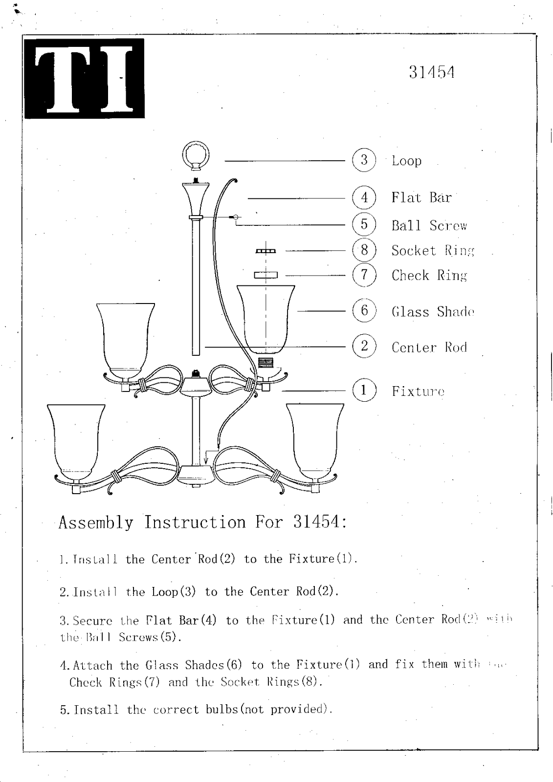 Triarch 31454 User Manual