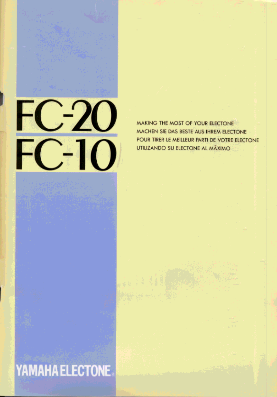 Yamaha FC-20, FC-10 User Manual