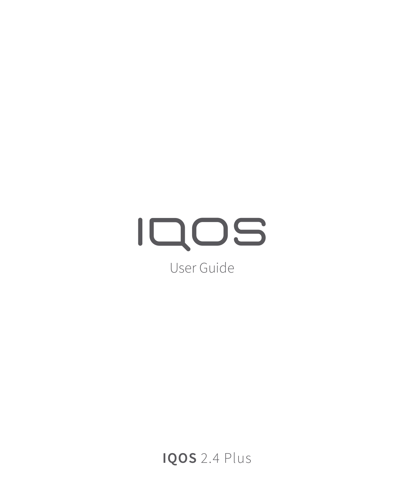 Iqos 2.4 Plus User Manual
