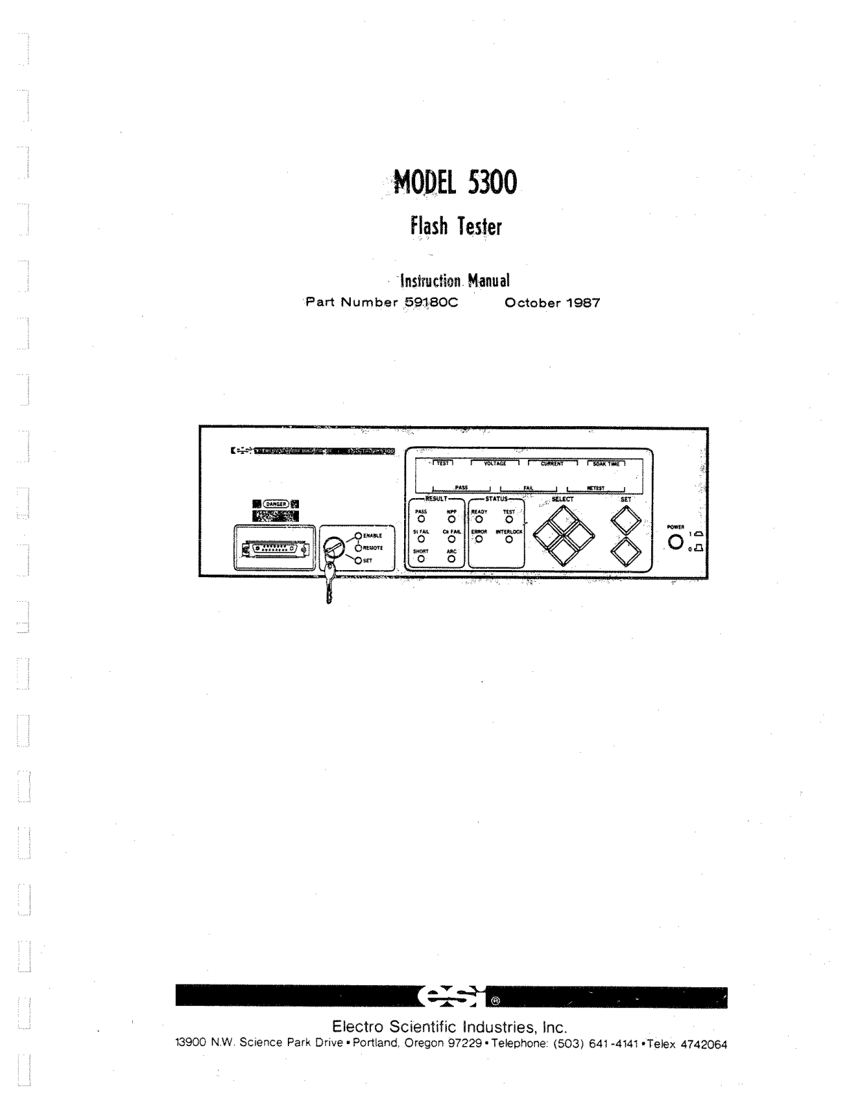 ESI 5300 User Manual