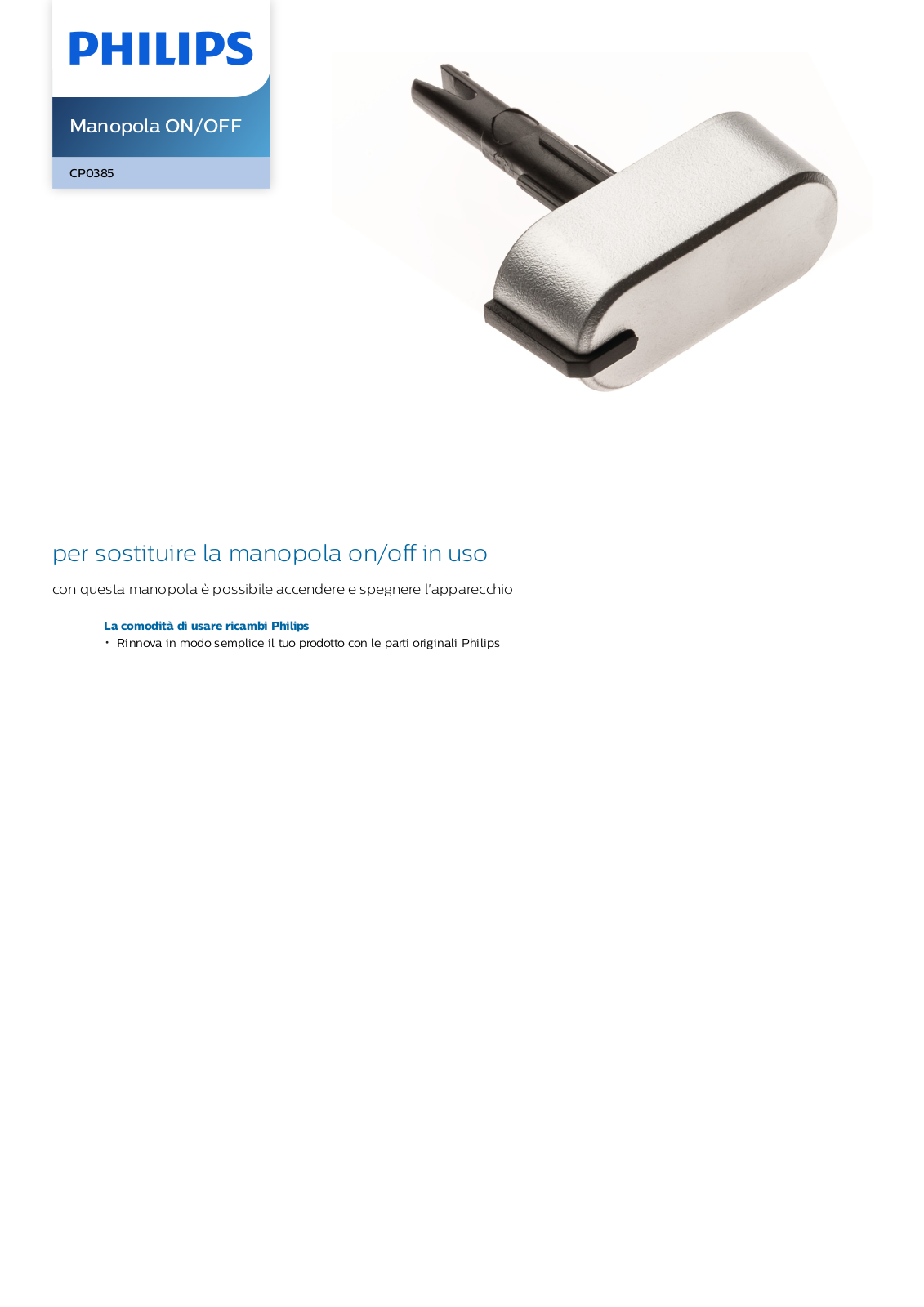Philips CP0385/01 Leaflet - ManualMachine.com