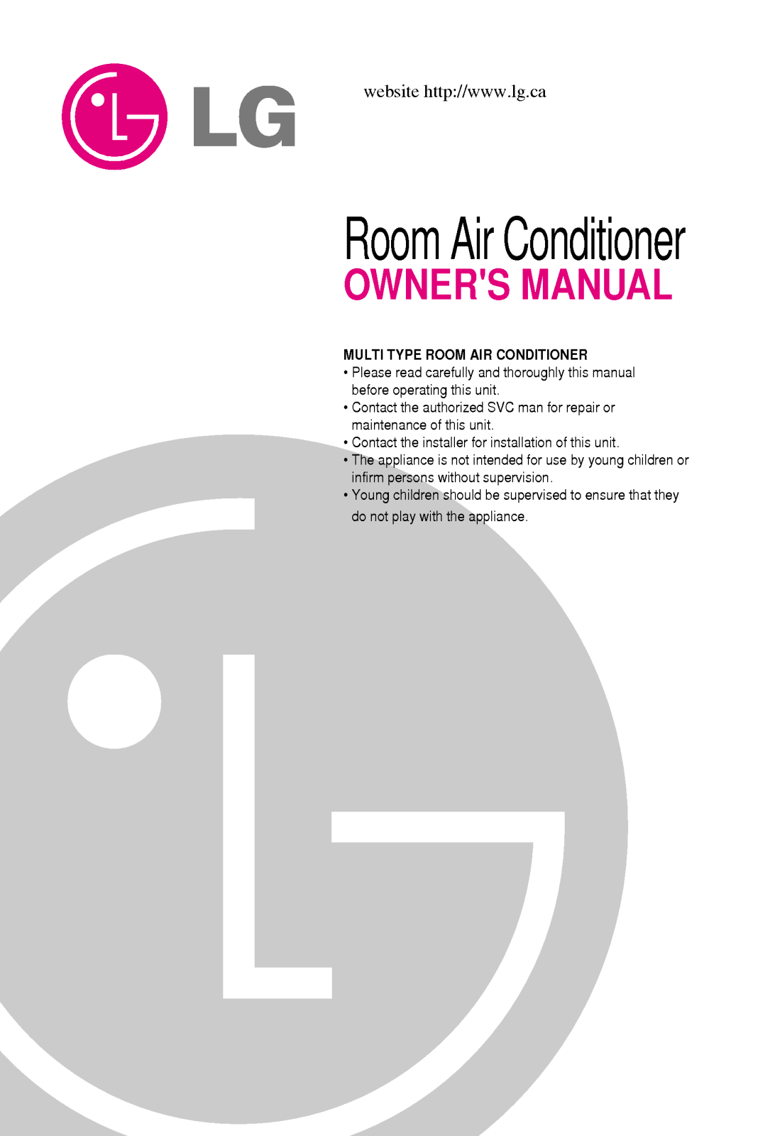 LG LM-1830C2L, LM-2430H2L, LM-2430C2L User Manual