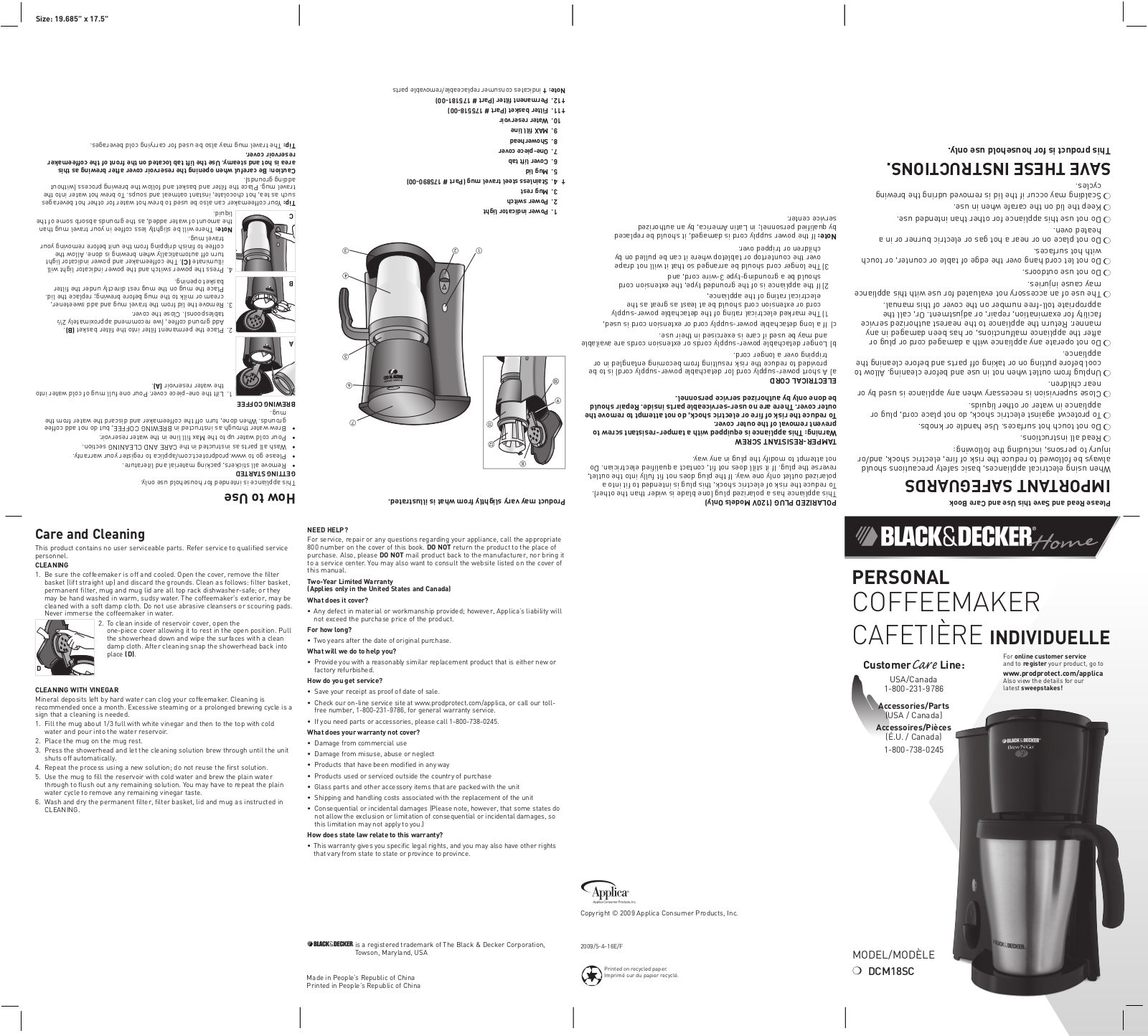 Black & Decker DCM18SC User guide - ManualMachine.com