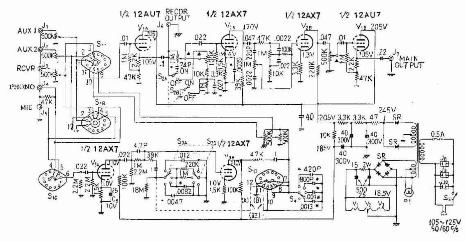 Fisher 50CM Schematic