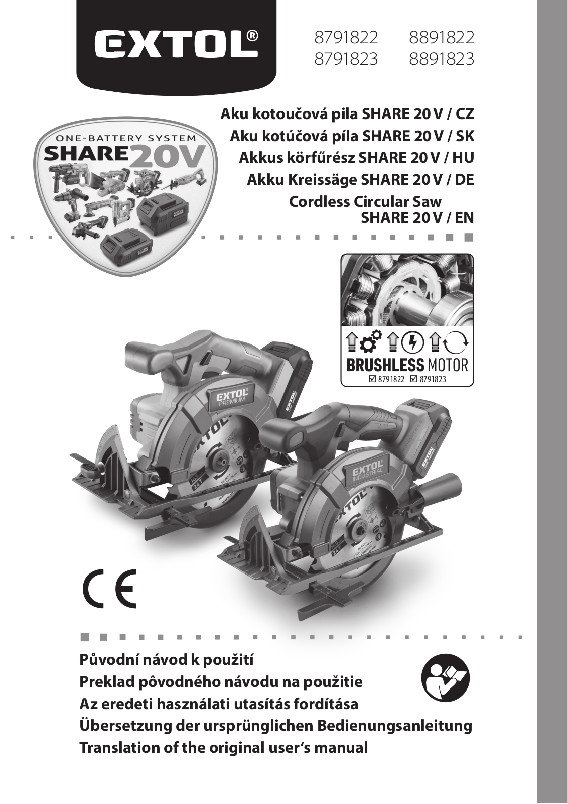 Extol Industrial 8791822, 8791823 User guide - ManualMachine.com