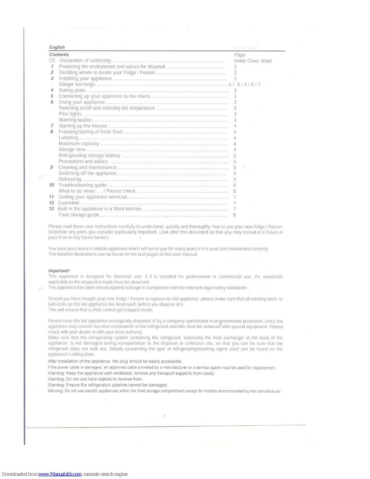 Haier HF-346KA SS User Manual