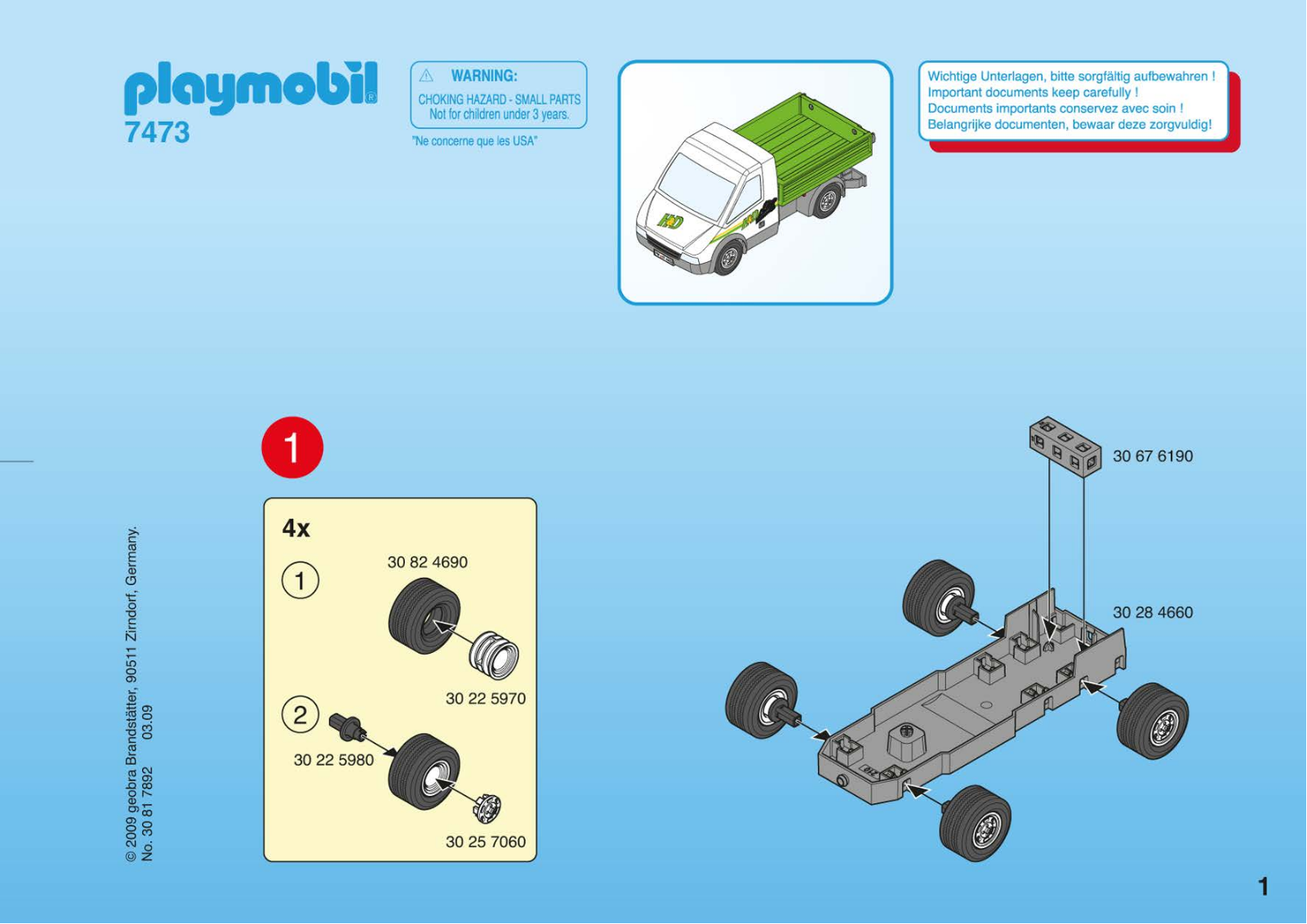 Playmobil 7473 Instructions