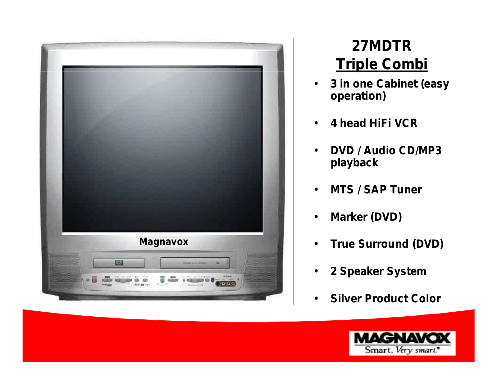 Magnavox 27MDTR User Manual