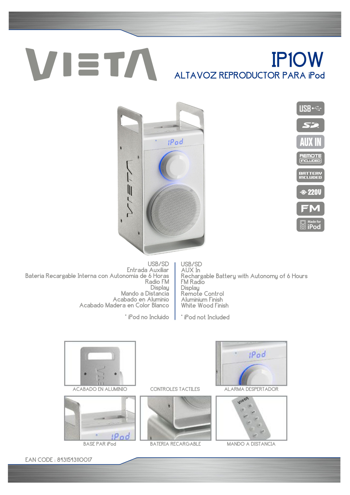 Vieta IP10W DATASHEET