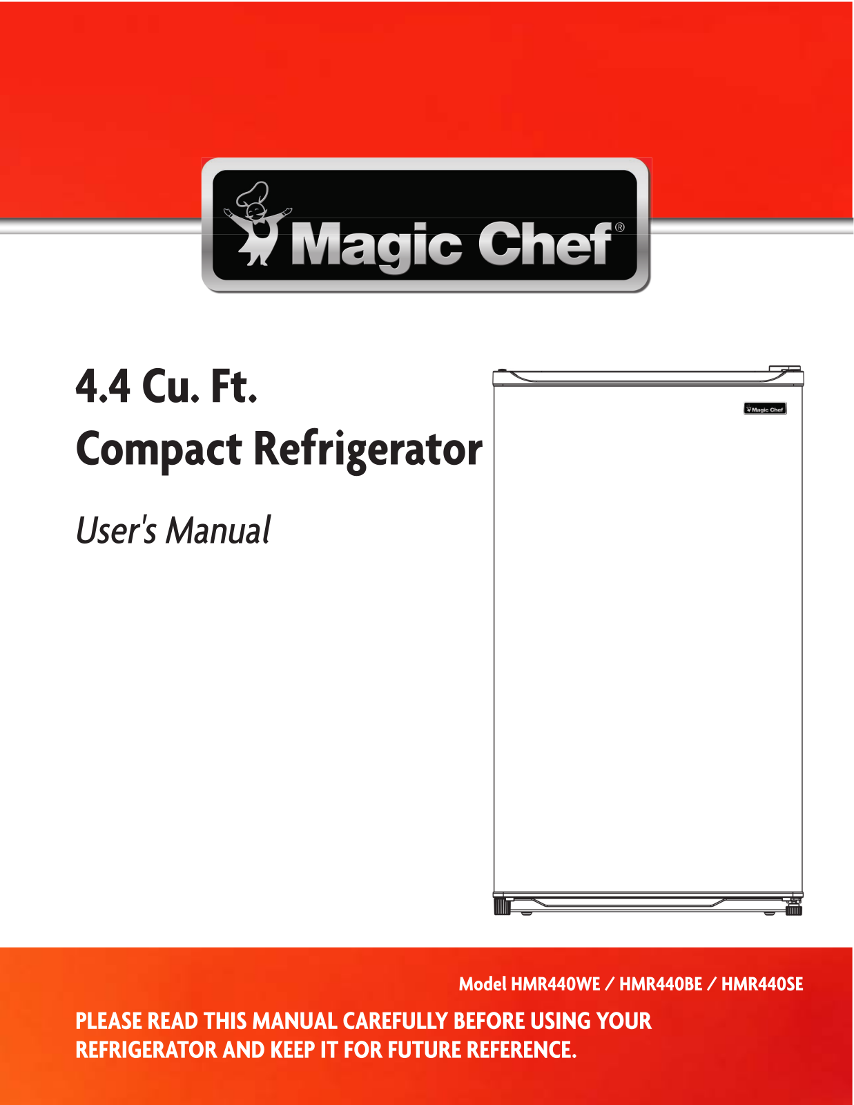 Magic chef HMR440WE, HMR440BE, HMR440SE User Manual