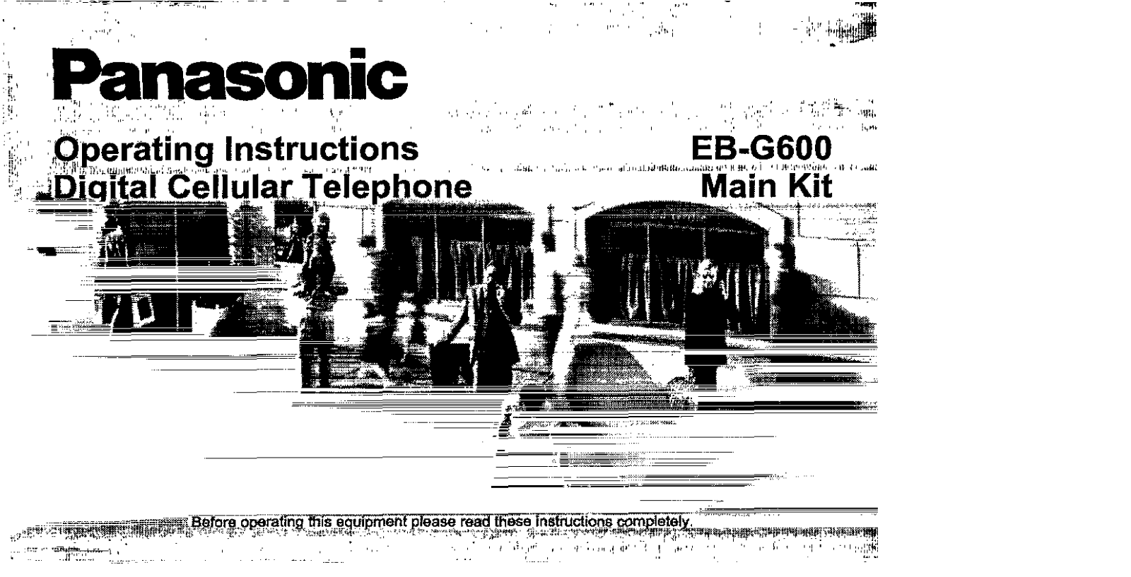 Panasonic EB-G600 User Manual