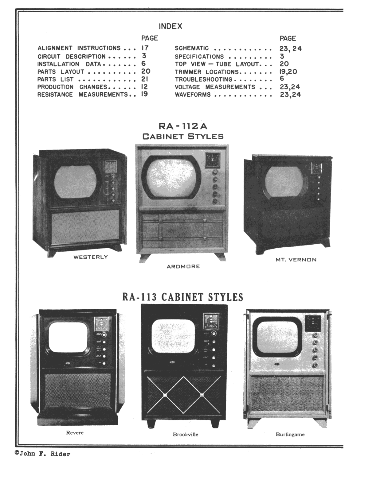 Dumont ra 112 schematic