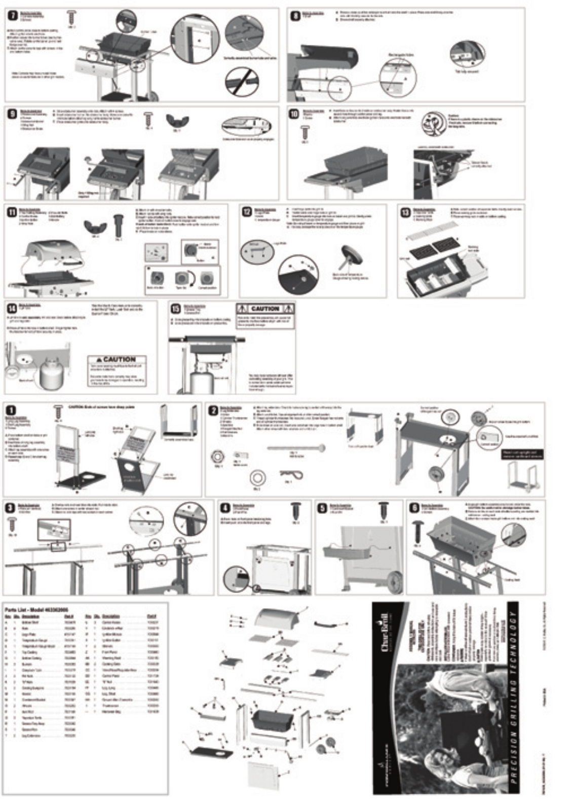 Charbroil 463362006 Owner's Manual