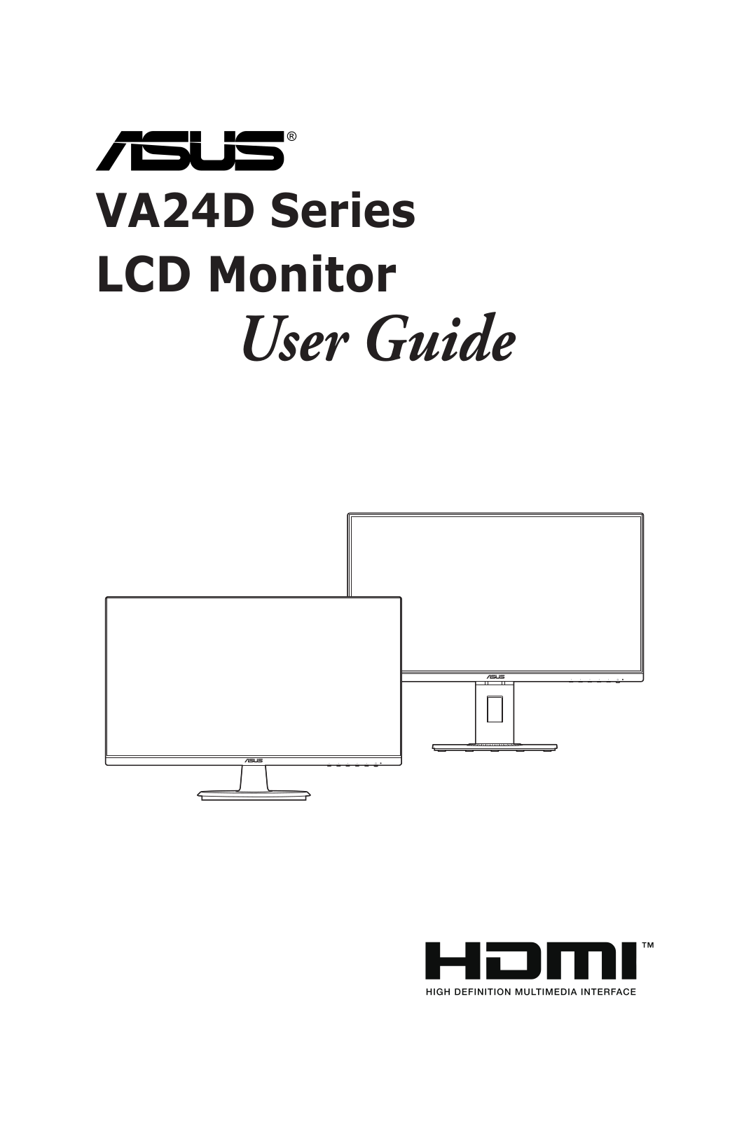 Asus VA24DQ User Manual