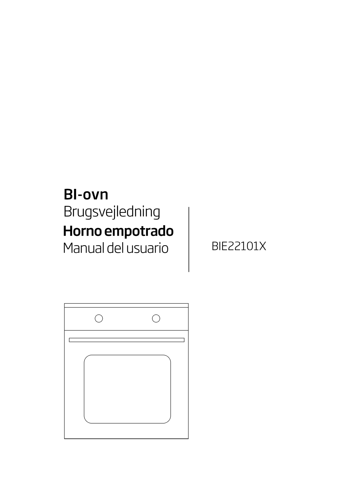 Beko BIE22101X User manual