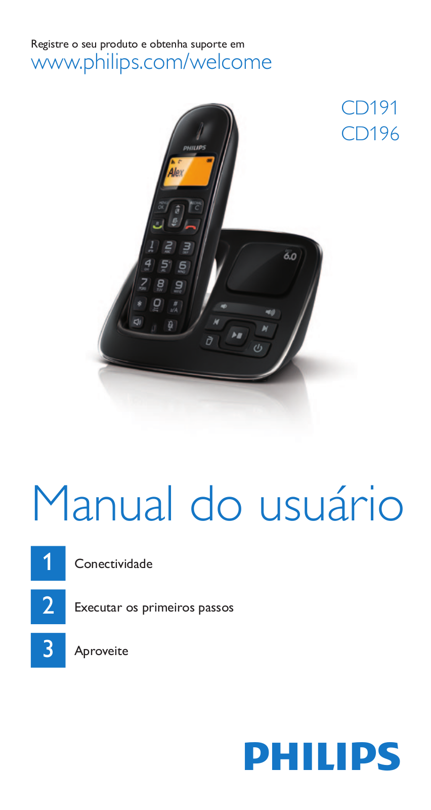 Philips CD1911B/BR, CD1961B/BR, CD1962B/BR, CD1912B/BR quick start guide - ManualMachine.com