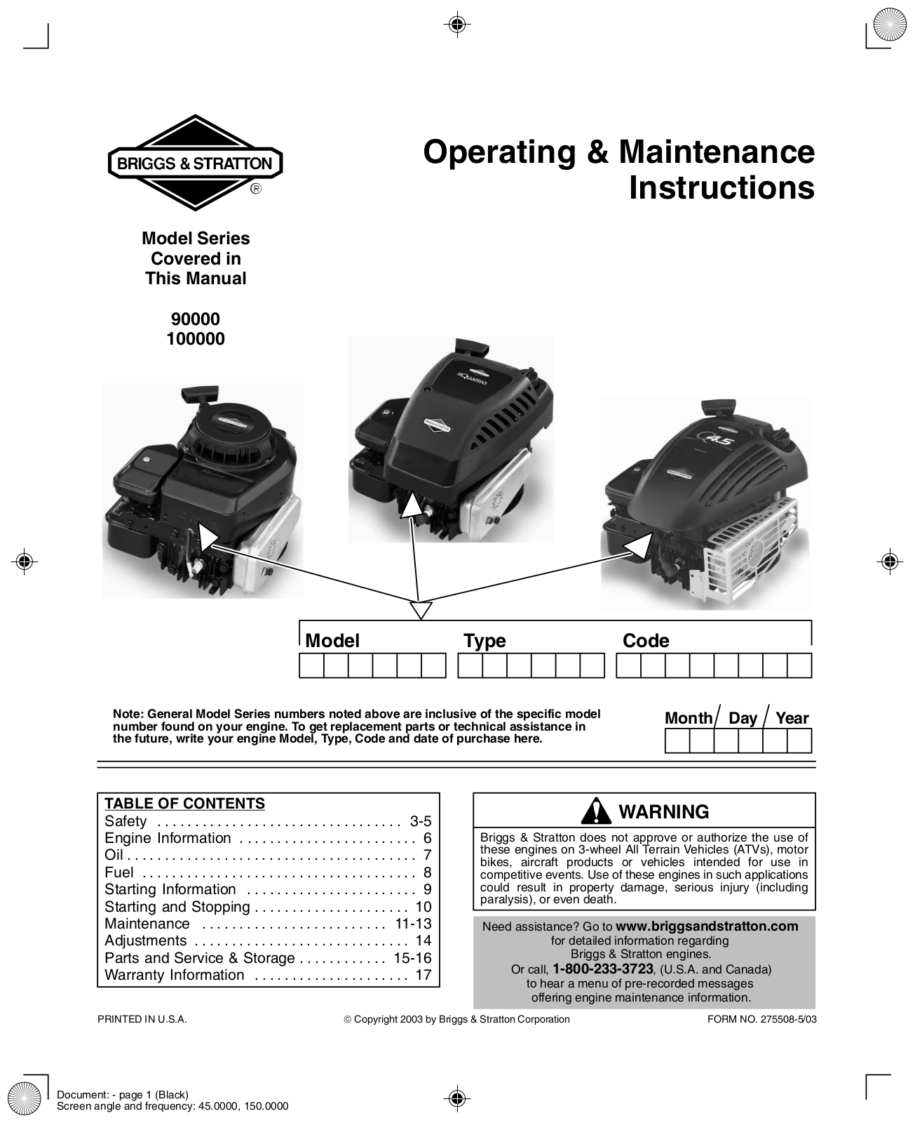 MTD 92500, 92502, 92982, 94900 User Manual