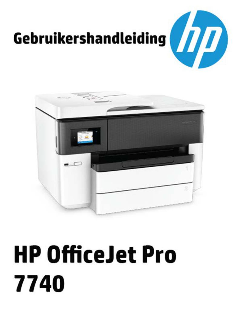 HP OfficeJet Pro 7740 All-in-One (G5J38A) User manual
