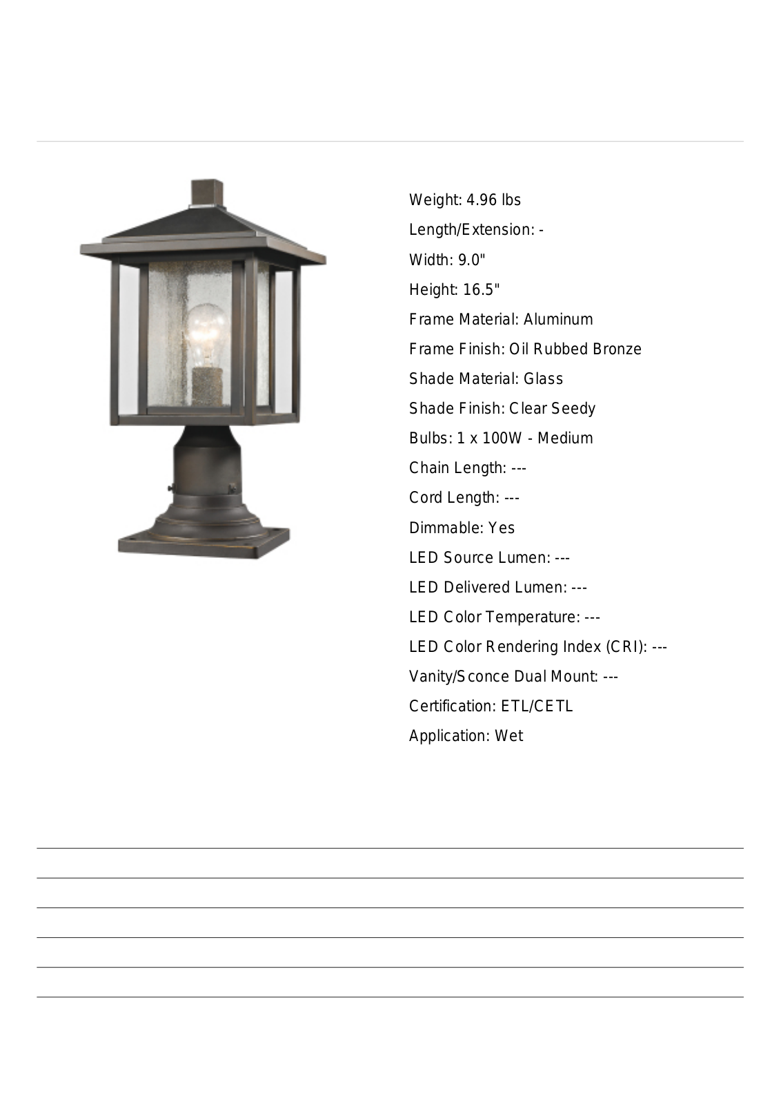 Lark Manor™ BLMS4005 Specifications - ManualMachine.com
