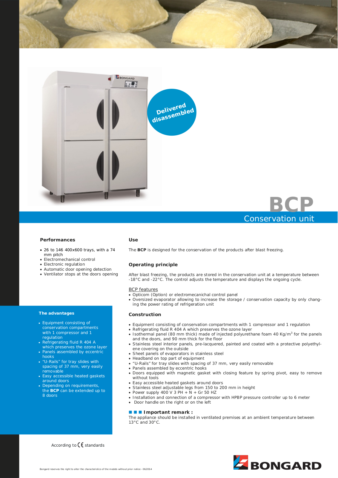 Bongard BCP 20 User Manual