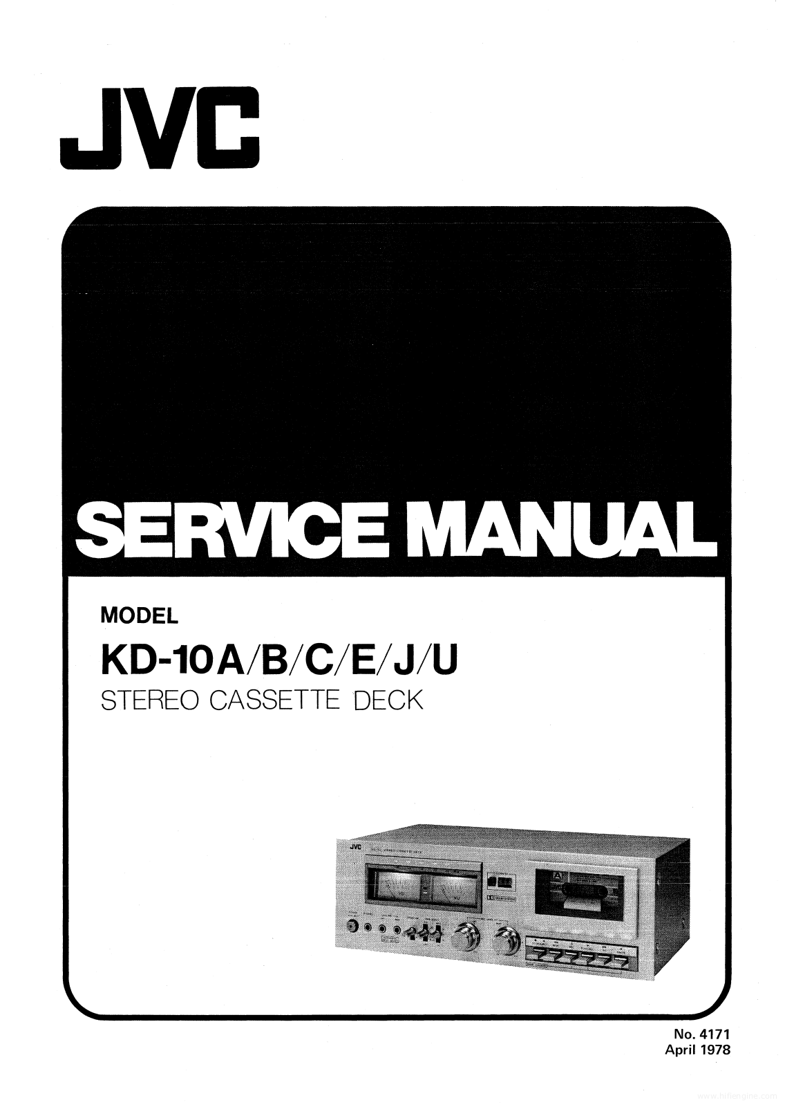 JVC KD-10 Service Manual